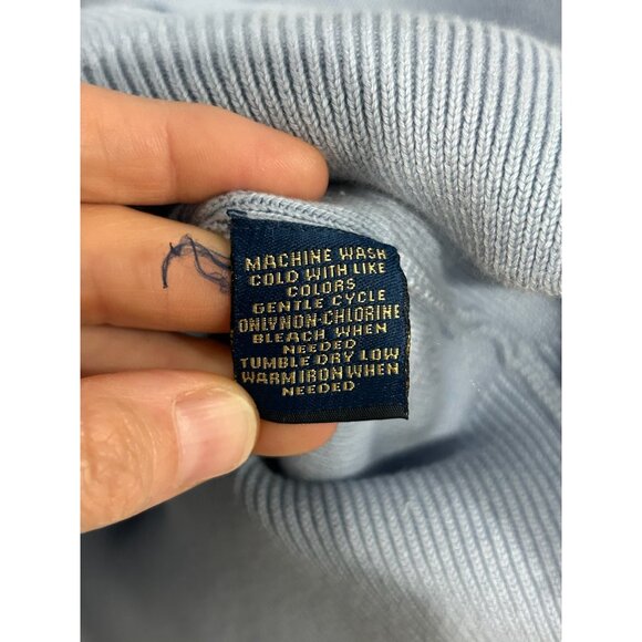 T. Harris London Mens Light Blue Sleeveless V-Neck Sweater Vest With Multicolor - Picture 7 of 10